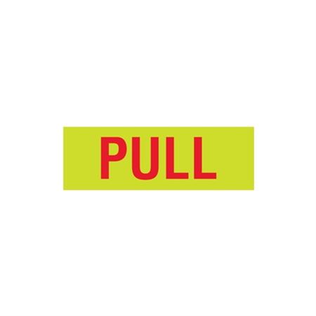 Luminescent Pull 2"x6" Sign